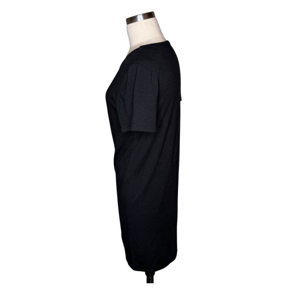 HATCH LAYERS T-Shirt Dress Black Short Sleeve Maternity Women's Medium Pregnancy - Picture 3 of 7